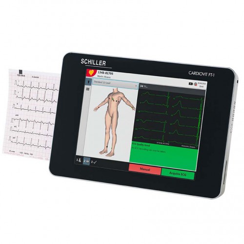 ECG Schiller Cardiovit FT-1 avec le Wi-Fi