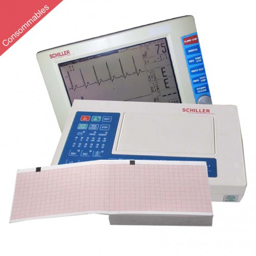 Papier pour ECG Schiller Cardiovit AT-3, AT-3/1 et ARGUS TM-7