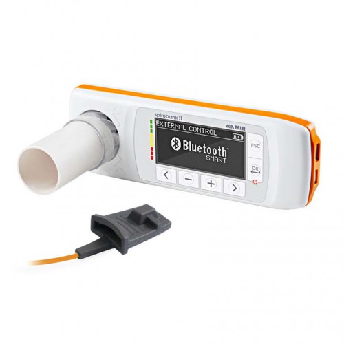 Spiromètre MIR Spirobank II Advanced avec le capteur d&#039;Oxymétrie