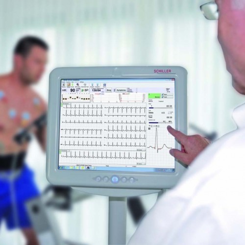 ECG Schiller Cardiovit AT-104 ergospirométrie